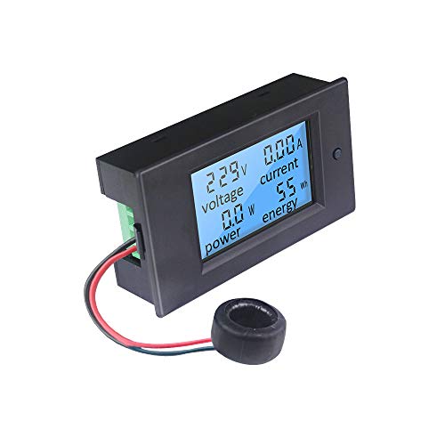 KETOTEK Voltimetro Amperimetro Multimetro AC 80-260V 100A CT LCD Digital Vatimetro Medidor de Energia Electrica Medidor de Voltaje Corriente Potencia Meter Interior