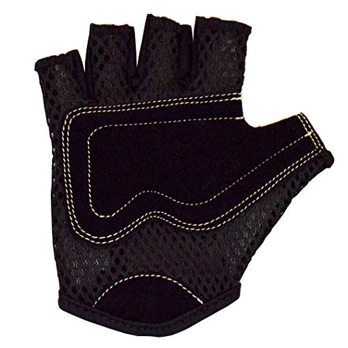 Kiddimoto Guantes de Ciclismo sin Dedos para Infantil (niñas y niños) - Bicicleta, MTB, BMX, Carretera, Montaña - Llama - Talla: S (2-5 años)