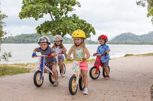 Kiddimoto Guantes de Ciclismo sin Dedos para Infantil (niñas y niños) - Bicicleta, MTB, BMX, Carretera, Montaña - M (4-8 y)