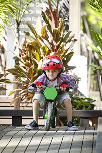 Kiddimoto Guantes de Ciclismo sin Dedos para Infantil (niñas y niños) - Bicicleta, MTB, BMX, Carretera, Montaña - M (4-8 y)