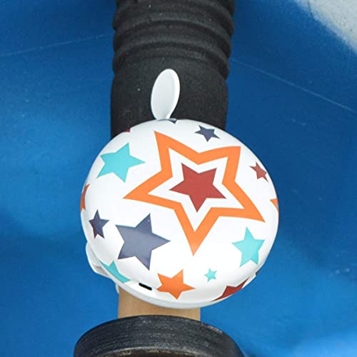 KIDDIMOTO Timbre pequeña Campana de Bicicleta 58 mm - Estrellas