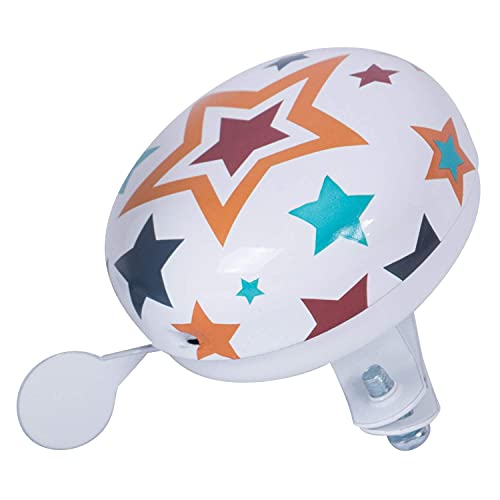 KIDDIMOTO Timbre pequeña Campana de Bicicleta 58 mm - Estrellas