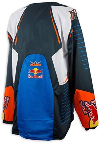 KINI 3L4017082 Equipamiento Piloto con Casco, Pantalon, Camiseta y Guantes, Talla S, Azul