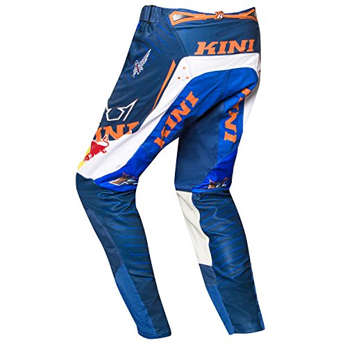 KINI 3L4017105 Equipamiento Piloto con Casco, Pantalon, Camiseta y Guantes, Talla XL/36, Azul