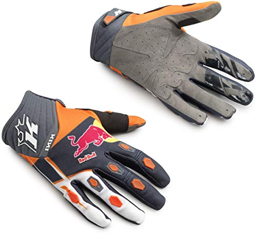 KINI Red Bull Herren Handschuhe Competition V2.1, Orange Weiß Anthrazit, 2XL, 3L402104