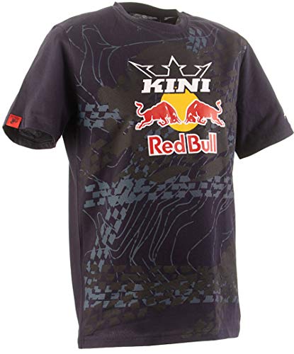 KINI Red Bull Herren T-Shirt Topography Tee, Night Sky - Dunkelblau, S, 3L102117