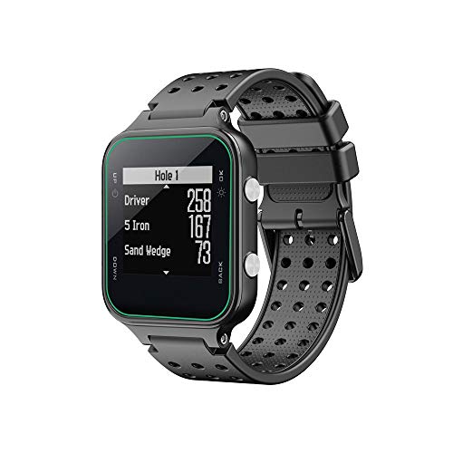 KINOEHOO Correas para relojes Compatible con Garmin Approach S20/Forerunner 220 230 235 630 620 735 Pulseras de repuesto.Correas para relojesde siliCompatible cona.