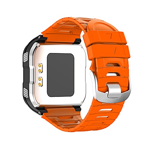 KINOEHOO Correas para relojes Compatible con Garmin Forerunner 920XT Pulseras de repuesto.Correas para relojesde silicona.(naranja)