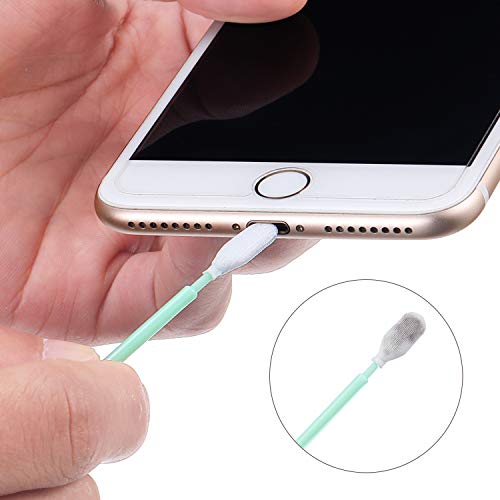 Kit de 17 Piezas de Limpieza de Móviles, Juego de Limpiador de Puerto de Carga USB y Jack de Auriculares Compatible con iPhone, Samsung Galaxy, iOS y Android, LG, Motorola, Lentes de Móviles