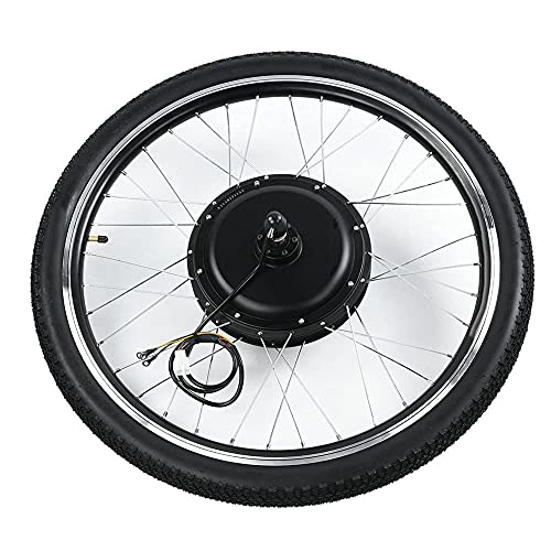 Kit de conversión de Bicicleta eléctrica de 26 Pulgadas, Kit de conversión de Motor de Cubo de 48 V y 1000 W con medidor para Bicicleta de montaña, Bicicleta de Carretera