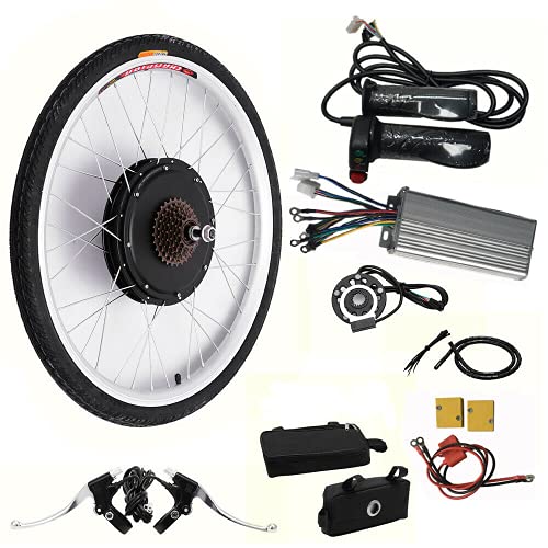 Kit de conversión para bicicleta eléctrica de 26 pulgadas, motor para rueda trasera, 36 V 250 W