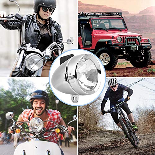 Kit de Faros Delanteros del generador, Kit de Luces traseras de Faros Delanteros de Bicicleta motorizada de dínamo de generador de fricción de 12 V 6 W para Bicicleta motorizada