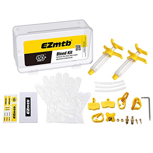 Kit de herramientas para bicicleta, kit de purga de freno de disco hidráulico de bicicleta, kit de llenado de aceite mineral de freno de disco compatible con Sram y Avid)