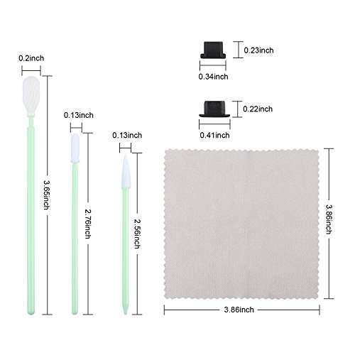 Kit de Limpieza de Móvil de 12 Piezas, Puerto de Carga USB, Kit de Limpieza de Jack de Auriculares y Tapón de Polvo, Compatible con iPhone, Samsung, LG, Huawei y Otros Dispositivos Android