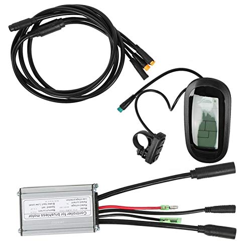 Kit de Motor de Cubo de Bicicleta Eléctrica de Rueda Delantera o Trasera, Kit de Conversión de Bicicleta Eléctrica Profesional para Modificación de Bicicleta para Bicicleta de Montaña(Precursor)