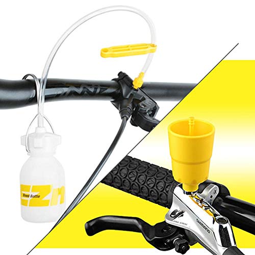 Kit de purga de bicicleta (conexión de plástico) profesional para bicicleta, frenos de disco hidráulicos, herramienta de reparación para AVID, fórmula Hanyes Echo Shimano Tekro HS33 Magura Nut