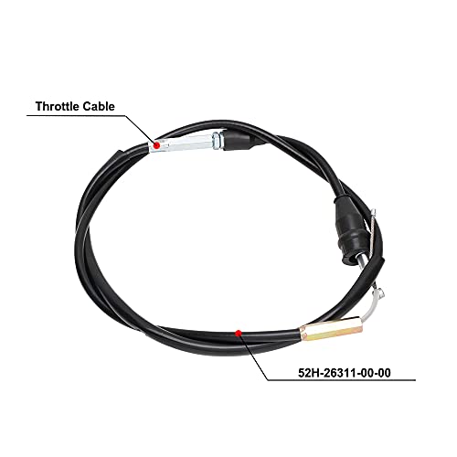 Kit de reparación de cable de acelerador de repuesto para motocicleta Ya-ma-ha YTM225DX YFM200 YTM225DR