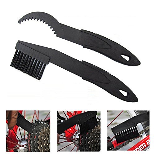 Kit limpiador de cadena de bicicleta, cadenas de limpieza fácil y rápido Scrubber Gear Brush Mantenimiento Herramienta de limpieza Set para bicicletas de carretera Bicicleta Ciclismo Mountain Bike