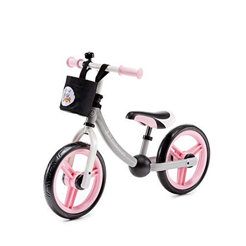 kk Kinderkraft Bici sin Pedales 2WAY Next, Cuadro Bajo, Sillín Blando, Unisex-Baby, Rosa, 86 x 38 x 62