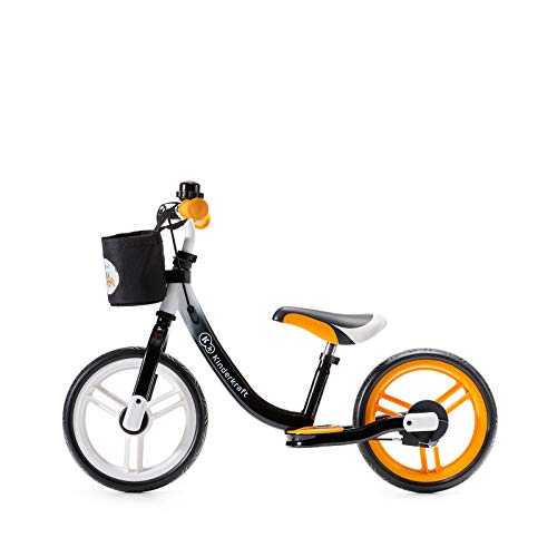 kk Kinderkraft Bicicleta sin Pedales SPACE, Sillín Ajustable, con Freno, Naranja