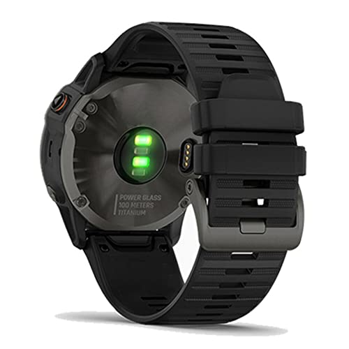 KKFA 26 22 2 0mm Correa de Reloj de Reloj for Garmin Fenix ​​6X 6 6s Pro 5S Plus 935 3 Hora Mire la Correa de Banda de muñeca de Silicona de liberación rápida.