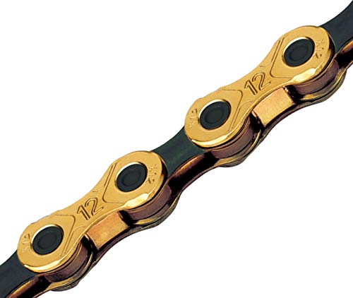 KMC X12 Cadena de 12 velocidades, Unisex, Dorado/Negro, 126 Link