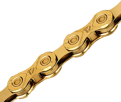 KMC X12 Ti-n Chain, Unisex, Dorado, 1/2” x 11/128”