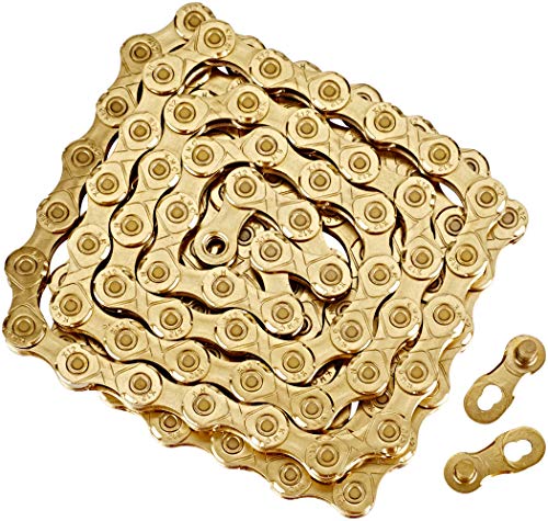 KMC X12 Ti-n Chain, Unisex, Dorado, 1/2” x 11/128”