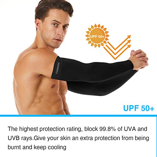 KMMIN Mangas del Brazo Mangas de protección UV para Conducir Ciclismo Baloncesto