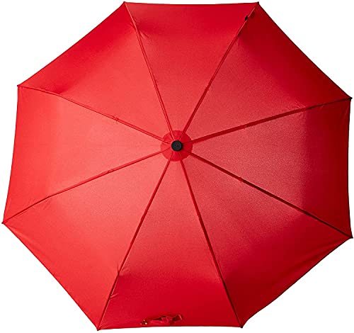 Knirps T2 Duomatic - Paraguas Abierto y Cerrado, Unisex Adulto, 878-150, Rojo, Talla única