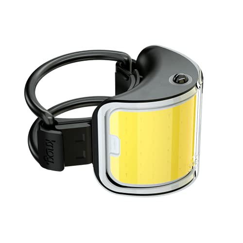 Knog Big Cobber Twinpack 10.75657, Luces de bicicleta, Iluminación frontal y trasera, LED 110 & 50 lm, Amarillo/Negro y Rojo/Negro