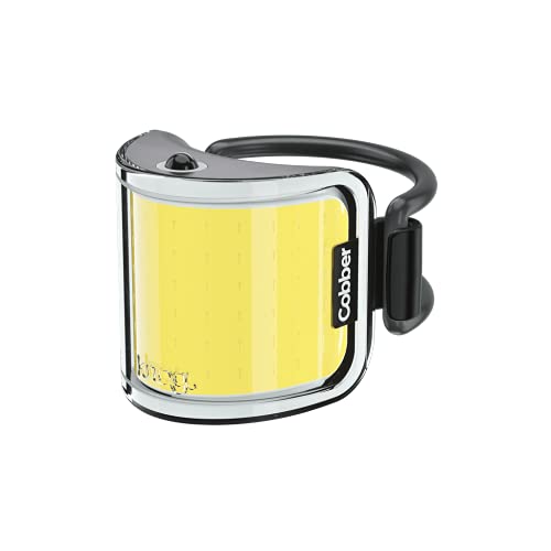 Knog Big Cobber Twinpack 10.75657, Luces de bicicleta, Iluminación frontal y trasera, LED 110 & 50 lm, Amarillo/Negro y Rojo/Negro