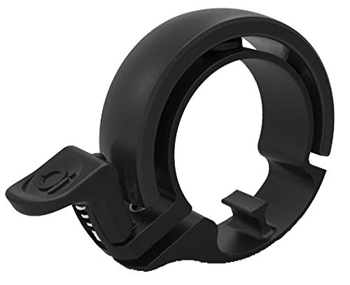 Knog Fahrradklingel Oi Classic Large 23,8-31,8 mm, Schwarz Grau, KNCL