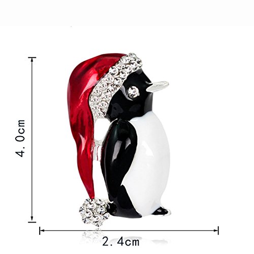 Koge Broche de pingüino de 2,4 cm con diseño de dibujos animados