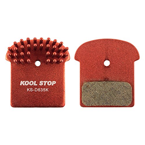 Kool Stop XT/XTR M985 Refrigeradas Pastillas Freno Disco, Unisex Adulto, Rojo, Talla Única