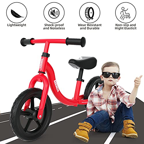 KORIMEFA Bicicleta de Equilibrio sin Pedales para Niños de Aleación de Magnesio Bicicleta Infantil para Andar Niños y Niñas de 18 Meses a 5 años