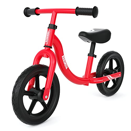 KORIMEFA Bicicleta de Equilibrio sin Pedales para Niños de Aleación de Magnesio Bicicleta Infantil para Andar Niños y Niñas de 18 Meses a 5 años