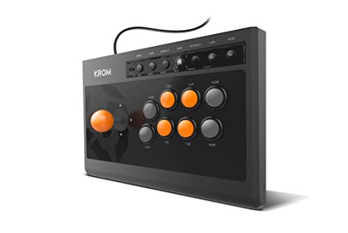 Krom Kumite - NXKROMKMT - Gamepad Arcade Multiplataforma, Fighting Stick, compatible PC, PS3, PS4 y XBOX One