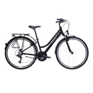 Kross Bicicleta Trans 1.0 Trekking Lady 28" Negro/Gris