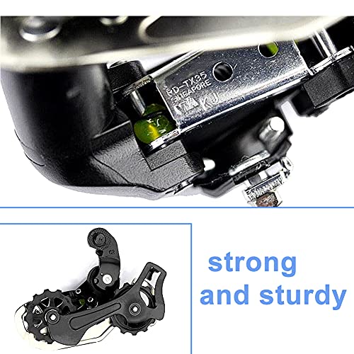 Ksopsdey Rear Derailleur, Bicicleta de montaña Profesional TX 35 Cambio de Velocidad 6/7/8 Transmisión, para Bicicleta de MTB de Ciclismo al Aire Libre