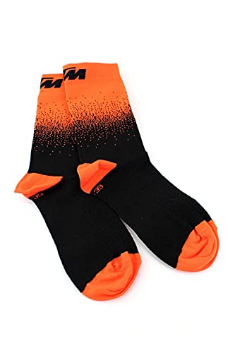 KTM Factory Team Flow - Calcetines (talla 40-43), color naranja y negro