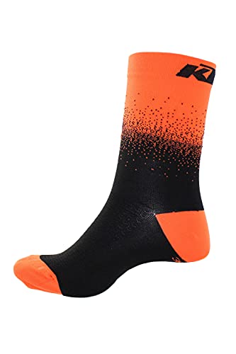 KTM Factory Team Flow - Calcetines (talla 40-43), color naranja y negro