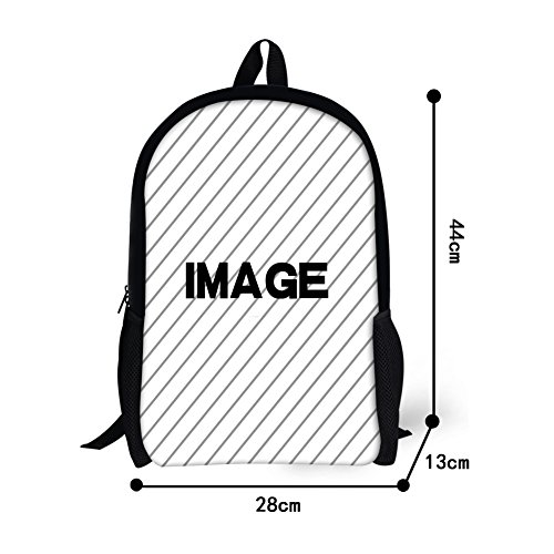 Kuiaobaty Juego de bolsa escolar para niñas y niños 3 en 1 con bolsa de almuerzo para escuela secundaria, Impresión de lobo, Talla única, Mochilas Daypack