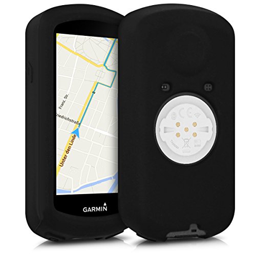 kwmobile Carcasa GPS Compatible con Garmin Edge 1030 / 1030 Plus - Funda de Silicona para navegdor de Bici - Negro