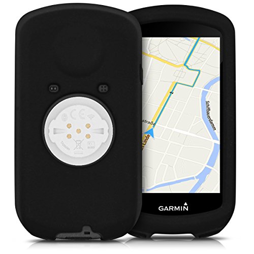 kwmobile Carcasa GPS Compatible con Garmin Edge 1030 / 1030 Plus - Funda de Silicona para navegdor de Bici - Negro