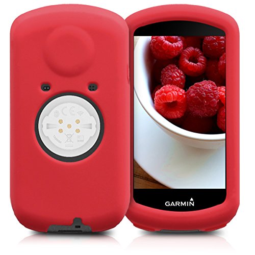 kwmobile Carcasa GPS Compatible con Garmin Edge 1030/1030 Plus - Funda de Silicona para navegdor de Bici - Rojo