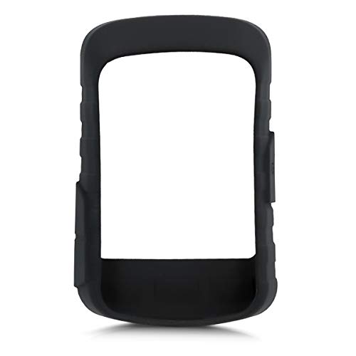 kwmobile Carcasa GPS Compatible con Wahoo Elemnt Roam - Funda de Silicona para navegdor de Bici - Negro