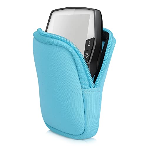 kwmobile Funda Compatible con Bosch Intuvia - Estuche de Neopreno para Ordenador de E-Bike en Azul Claro