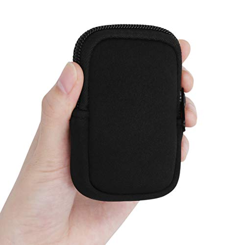 kwmobile Funda Compatible con Consola Garmin Edge 530/830 - Estuche Blando de Neopreno con Cremallera Negro