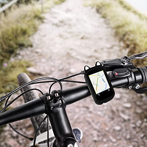 kwmobile Funda Compatible con Garmin Edge 830 - Carcasa de Suave Silicona para GPS de Bicicleta - con Gato